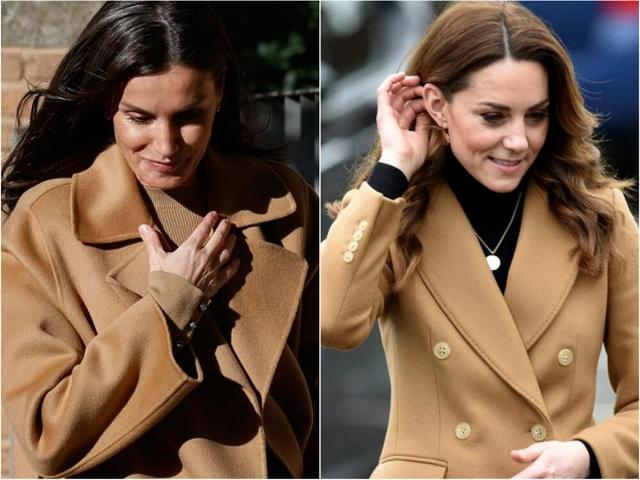 Ист капут во различни комбинации: Моден двобој на Кејт Мидлтон и кралицата Летиција (ФОТО)
